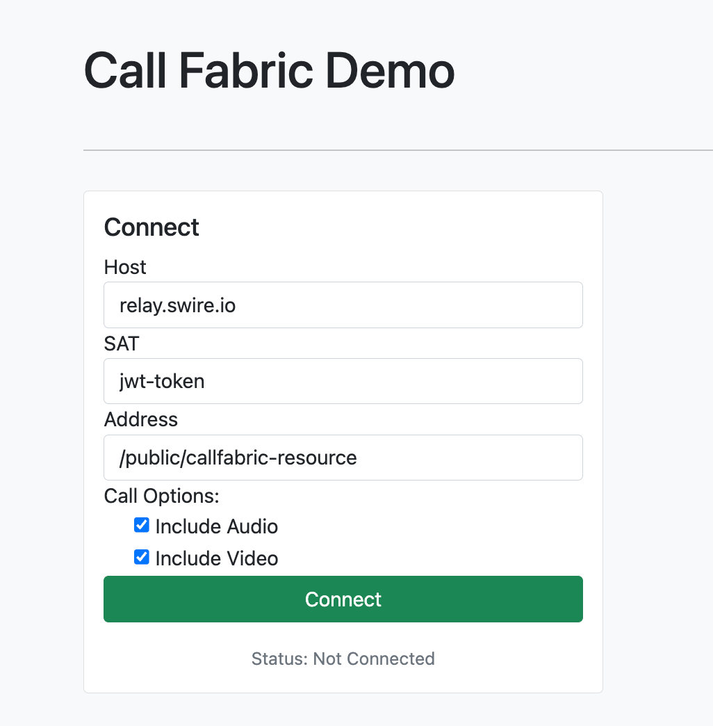 CallFabric SDK