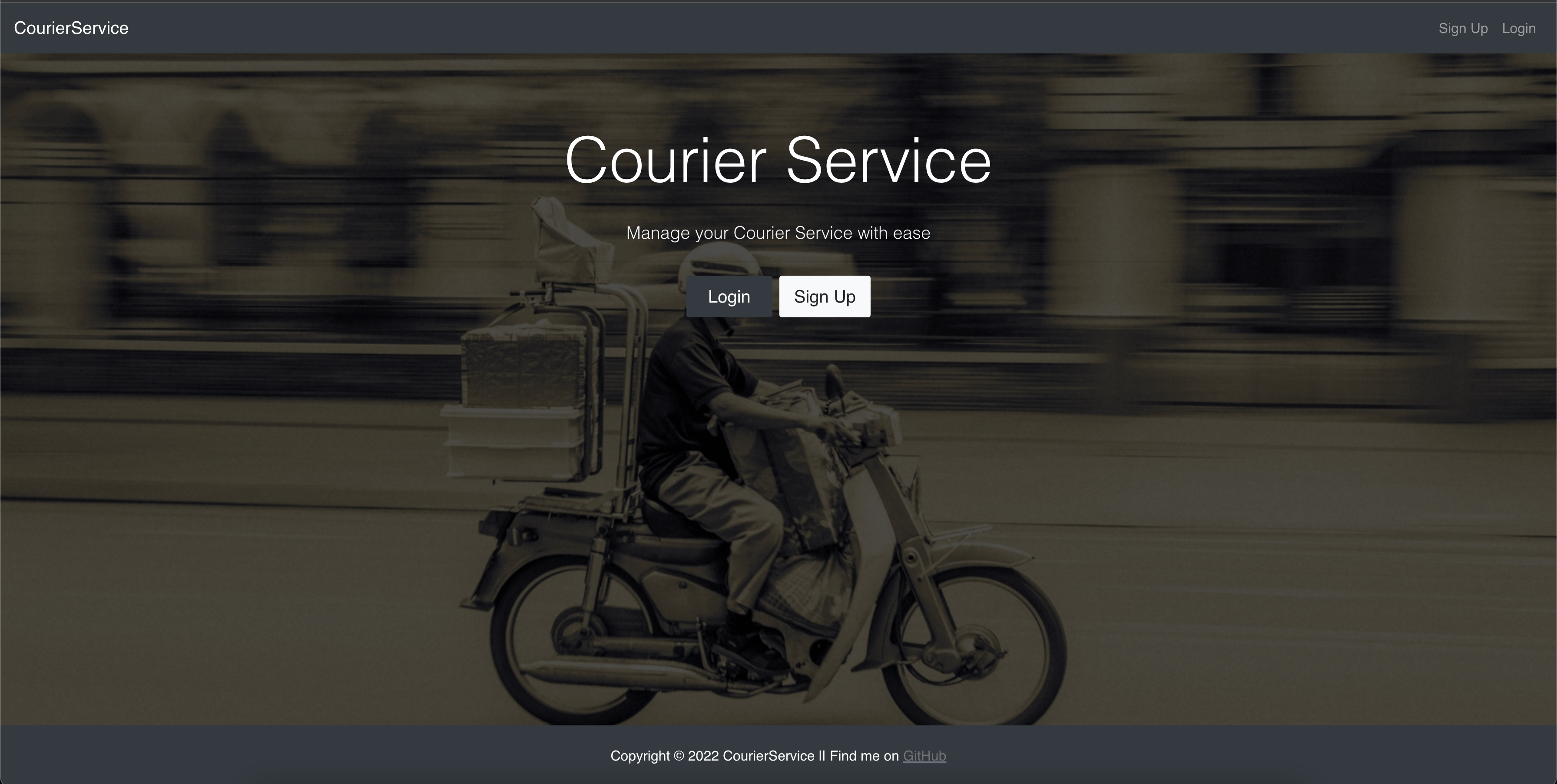 Courier Service Management