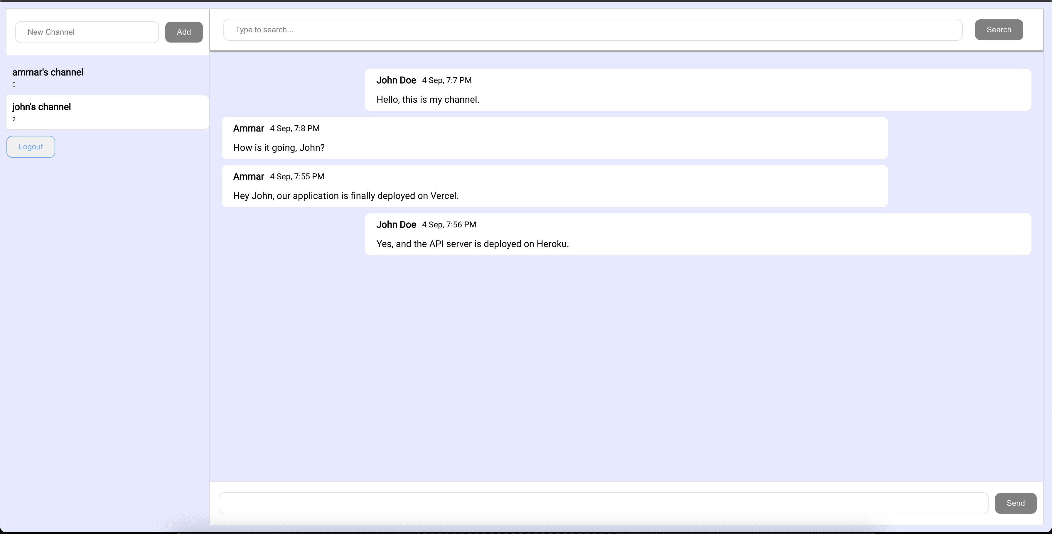 Redis Chat Challenge
